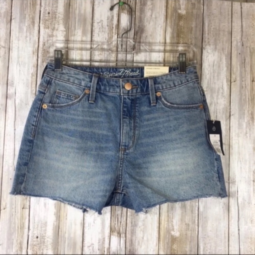 NWT Universal Thread High Rise Vintage Stretch Shorts - Picture 1 of 6